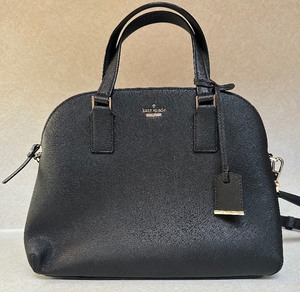 lot 36 image: Elegant Kate Spade Cameron Street Lottie Black Leather Satchel