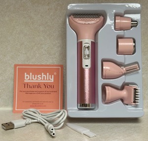 lot 50 image: Blushly 5-in-1 Electric Trimming System with Multiple Attachments