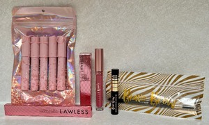 lot 57 image: Makeup Bundle Doll 10 Eye Crayon Set, Lawless Concealer & Brush, Brave Brow Duo