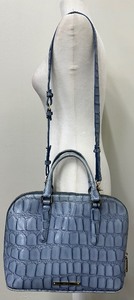 lot 23 image: Brahmin Vivian Nimbus Genuine Leather Satchel Bag with Shoulder Strap