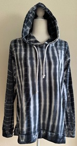 lot 93 image: Chaser Tie-Dye Hooded Pullover Sweatshirt Size Large