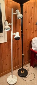 lot 60 image: Two Practical Working Floor Lamps