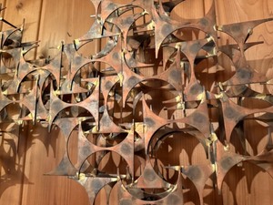 lot 43 image: Amazing Original Metal Art Piece--Look at the Detail
