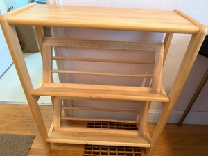 lot 66 image: Target Light-Colored Wood Bookcase