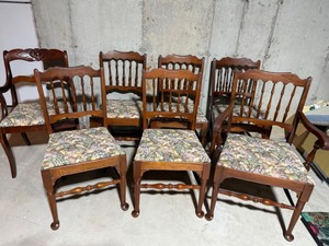 lot 21 image: Great Set of Chairs to Be Used With Table
