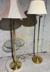 lot 44 image: Two Floor Lamps