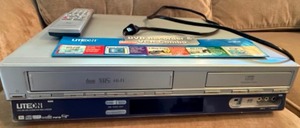 lot 59 image: LiteOn VCR DVD RecorderVCR Combo