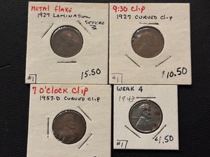 lot 35 image: Error Coins
