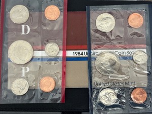 lot 50 image: 1984 P & D Mint Set