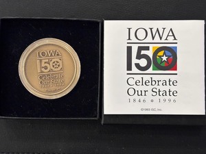lot 67 image: Iowa State Medallion