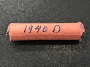 lot 76 image: 1940-D Lincoln Cent Roll