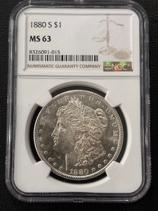 lot 82 image: 1880-S Morgan Dollar NGC MS63