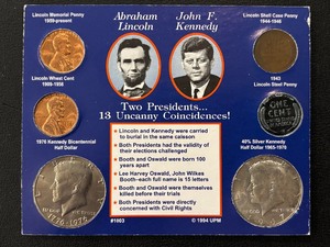 lot 90 image: Lincoln-Kennedy Coincidences