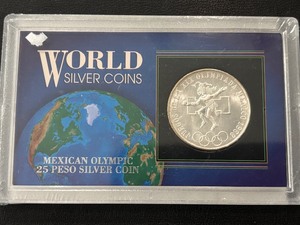lot 94 image: 1968 Mexican 25 Peso Silver Coin