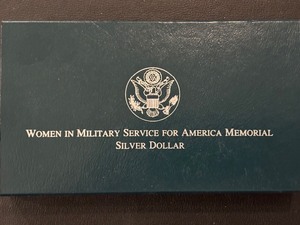 lot 100 image: 1994-P Women in the Military Silver Dollar Proof