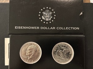 lot 102 image: Eisenhower Dollars