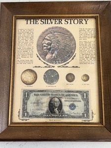 lot 187 image: The Silver Story Framed