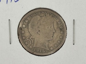 lot 143 image: 1915 Barber Quarter