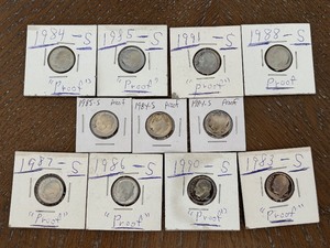 lot 171 image: Roosevelt Dime Proofs