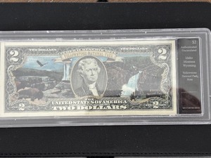 lot 179 image: Yellowstone National Park $2 Dollar Note