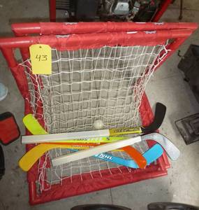 lot 43 image: kids street hockey set