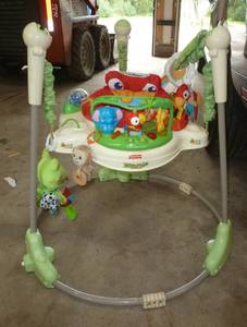 lot 57 image: Fisher Price Rainforest Jumperoo