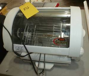 lot 86 image: Baby George Foreman rotisserie roaster