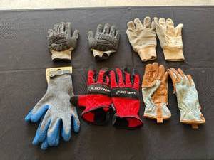 lot 20 image: Collection of Work Gloves with Various Styles