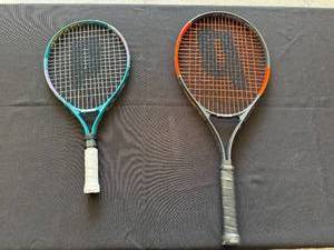 lot 30 image: Set of 2 Tennis Rackets - Thunder 110 & Attack Models