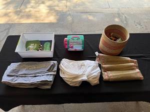 lot 36 image: Collection of Household and Toy Items with Storage Baskets