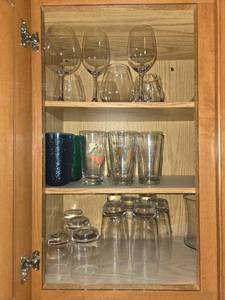 lot 59 image: Collection of Various Drinking Glasses and Stemware
