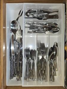 lot 71 image: Set of Stainless Steel Flatware and Utensils