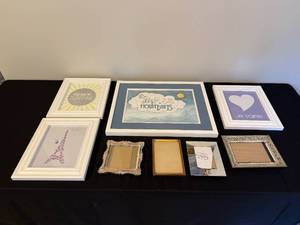 lot 165 image: Collection of Picture Frames with Inspirational Artwork