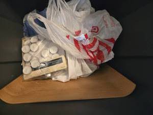 lot 183 image: Skagen Watch, Taper Candles, DIY Baking Kit, Art Supplies