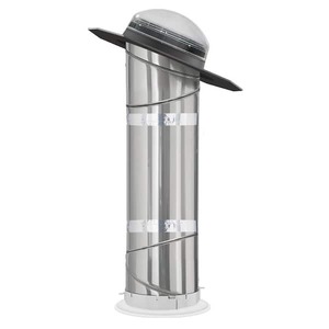 lot 99 image: VELUX 14 in. Acrylic Dome Sun Tunnel Skylight with Rigid Tube and Low Profile Flashing