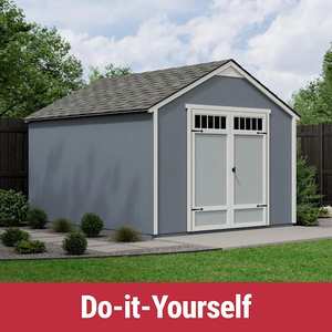 lot 162 image: Handy Home Products Kennesaw 10 ft. W x 12 ft. D Do-it Yourself Outdoor Wood Storage Shed (120 sq. ft.)