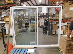 lot 21 image: 80 X 96 White Patio Door