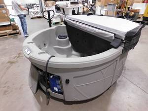 Lifesmart LS200 4-Person 13-Jet 110V Hot Tub in Sand with Multi-Color Underwater LED Light