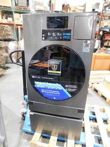 Samsung Bespoke 5.3 cu. ft. Ultra Capacity All-In-One Washer Dryer Combo with Super Speed and Ventless Heat Pump in Dark Steel