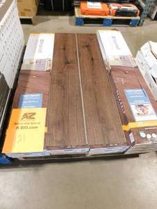 lot 121 image: Lifeproof Lipian Hill Hickory 22 mil x 8.7 in. W x 48 in. L Click Lock Waterproof Luxury Vinyl Plank Flooring (260 sq. ft)