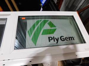 lot 153 image: PLygem 12 x 36 Slider Window - New