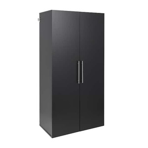 lot 173 image: Prepac HangUps 36 in. W x 72 in. H x 20 in. D Large Storage Cabinet in Black (1-Piece)