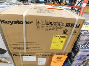 lot 175 image: Keystone 10,000 BTU 230-Volt Through-the-Wall Air Conditioner Cools 450 Sq. Ft. with remote control in White
