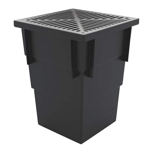 lot 41 image: RELN Deep 13.5 in. x 13.5 in. x 17.75 in. Catch Basin Kit with Aluminum Grate