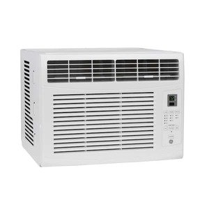lot 12 image: GE 6,000 BTU 115-Volt Window Air Conditioner for 250 sq. ft. Rooms in White