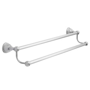 lot 36 image: Glacier Bay Mandouri Series 24 in. Double Towel Bar in Chrome