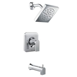 lot 58 image: MOEN Genta Single-Handle 1-Spray Tub and Shower Faucet in Chrome (Valve Included) 2.1k