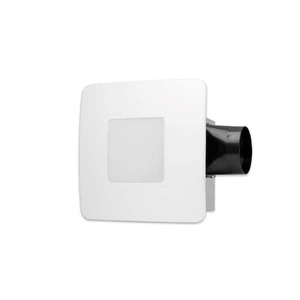 lot 70 image: ReVent 50 CFM CeilingWall Mount Easy Roomside Installation BathroomBath Exhaust Fan with Adjustable LED Lighting, ENERGY STAR
