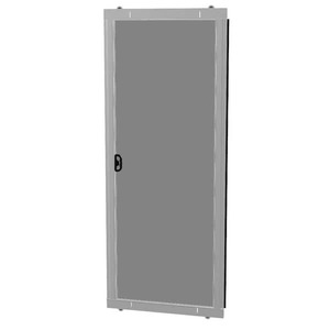 lot 117 image: RITESCREEN Ready-to-Assemble 36 in. x 80 in. White Aluminum Sliding Screen Door with PetScreen