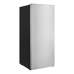 lot 144 image: Vissani 7.1 cu. ft. Manual Defrost Convertible Upright Freezer in Stainless Steel Look